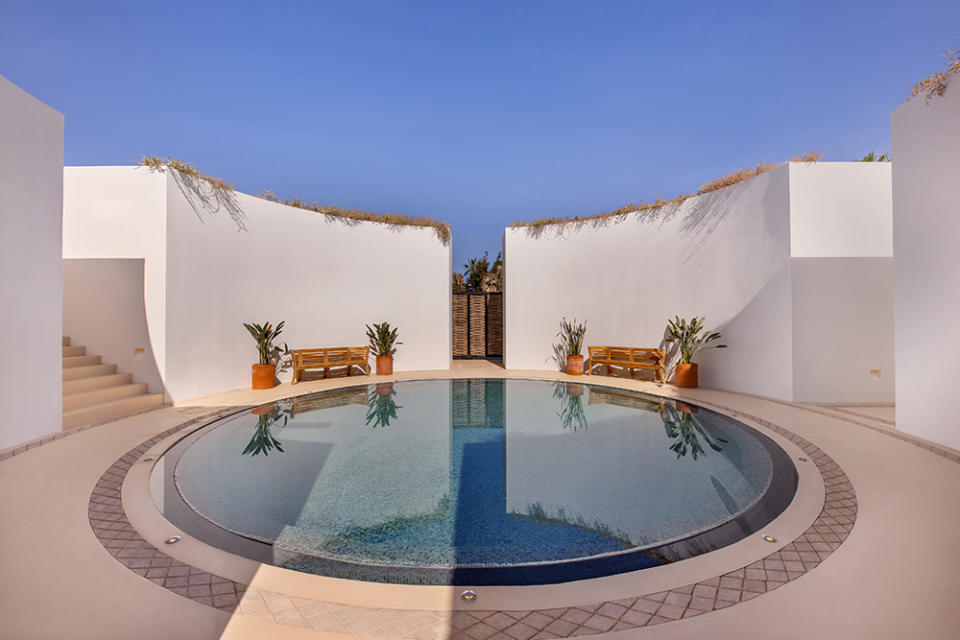 The villas at Rancho Pescadero come with private pools.