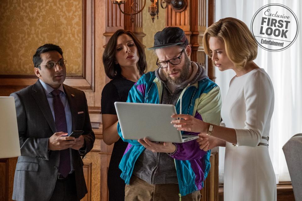 Long Shot: Charlize Theron, Seth Rogen revealed in first look photos