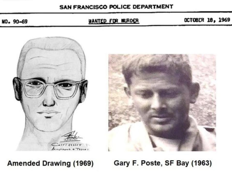 A volunteer investigative group believes that Gary Poste may be the Zodiac Killer based on apparent scars on Poste’s forehead (The Case Breakers)