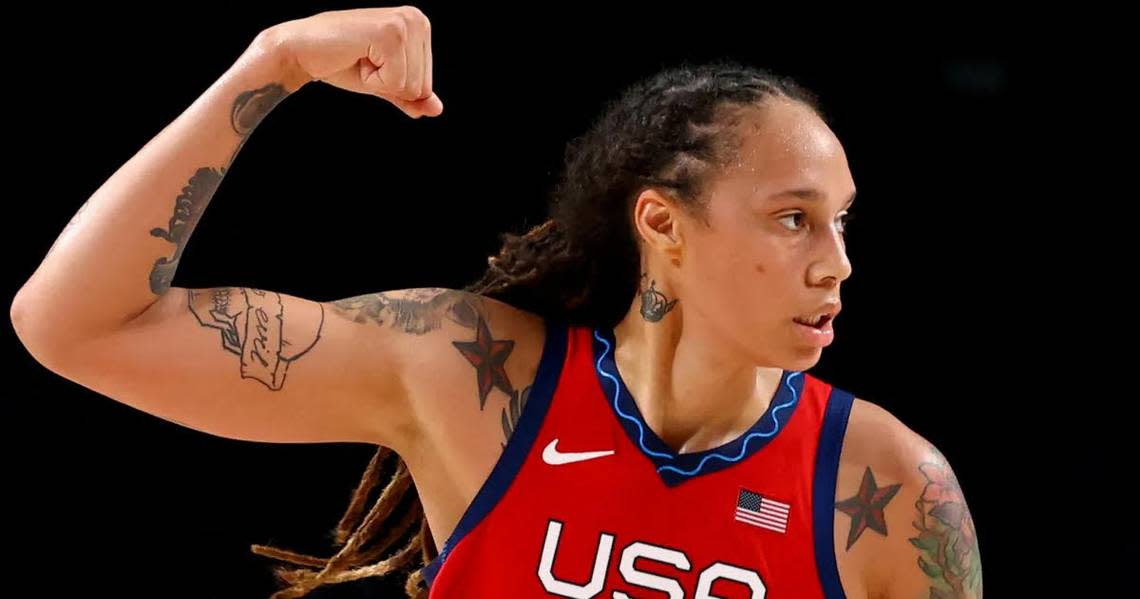 Brittney Griner, seven-time WNBA all-star, two-time U.S. Olympic gold medalist, is detained in Russia and now a de facto political pawn.