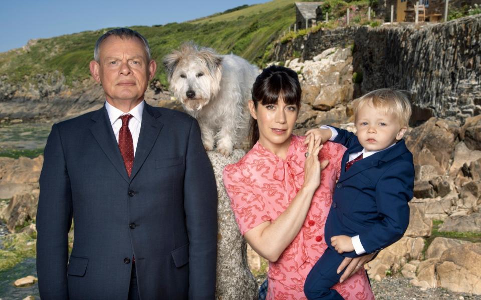 Martin Clunes returned as the irascible Doc Martin  - Television Stills