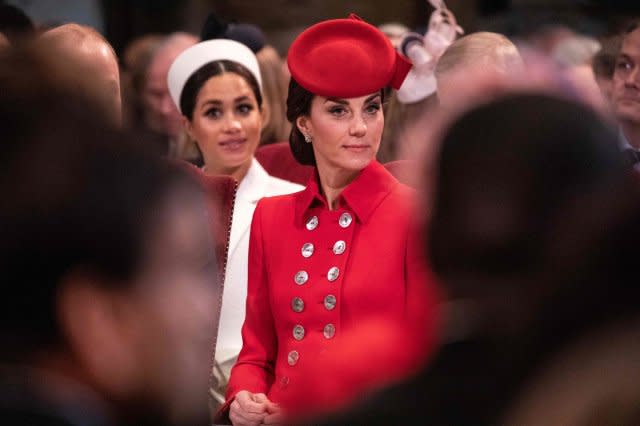 Why Meghan Markle was sitting in the second row at the Commonwealth Day service