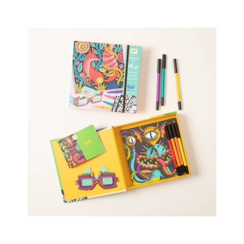 3D Art Coloring Kit