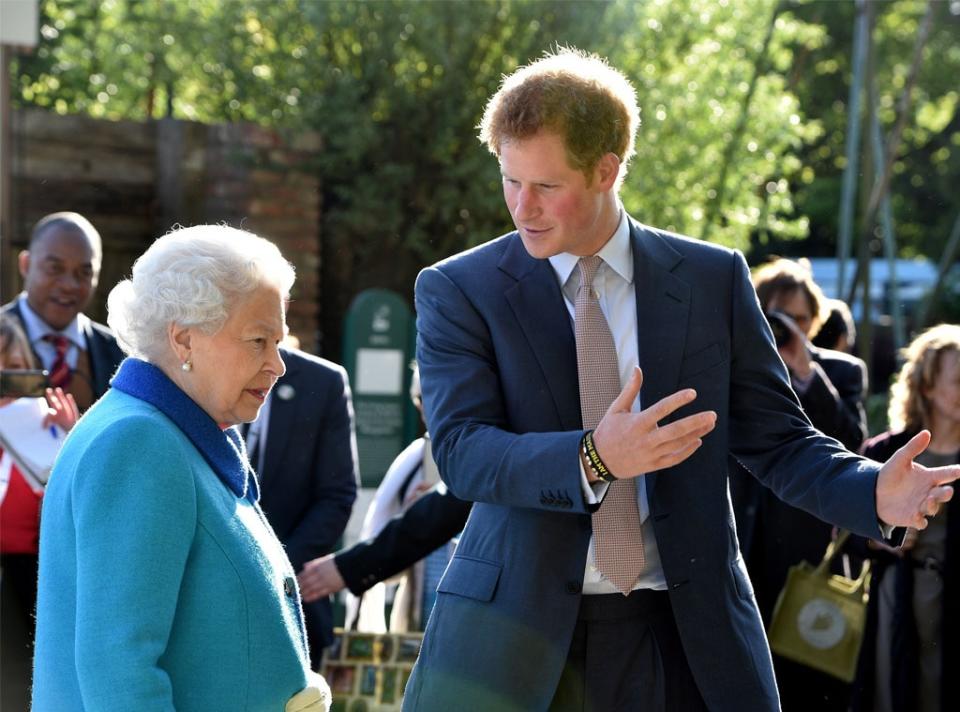 Prince Harry, Queen Elizabeth II