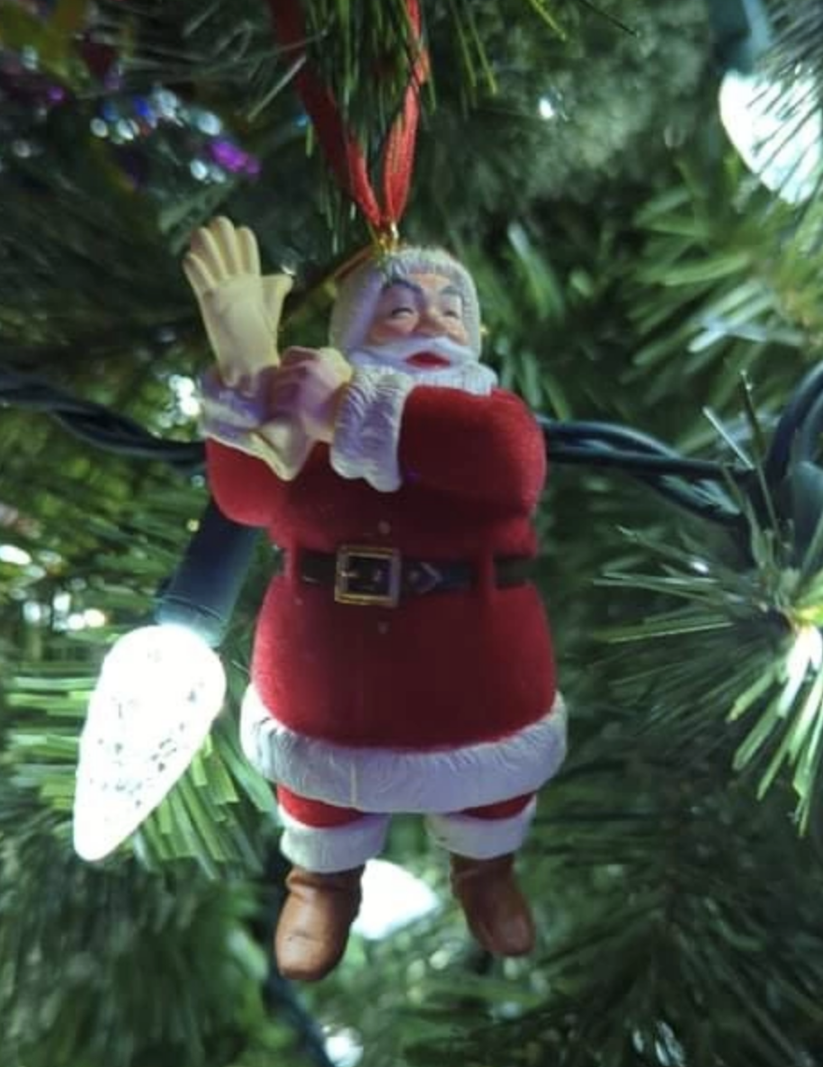 Santa ornament