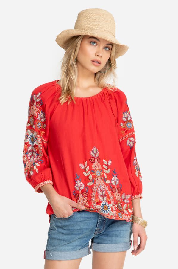 6) Maisie Peasant Blouse