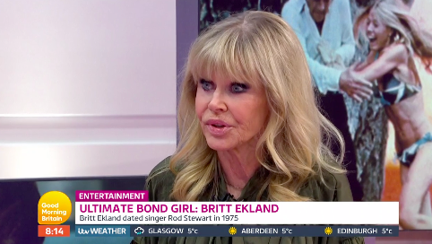 Britt Ekland on GMB (Credit: ITV)