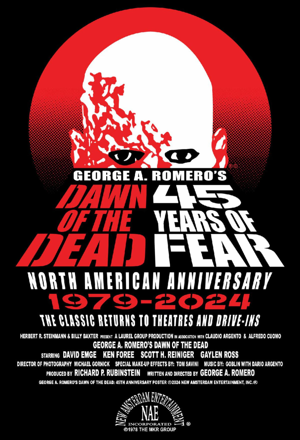 Dawn of the Dead 45th anniversary screenings