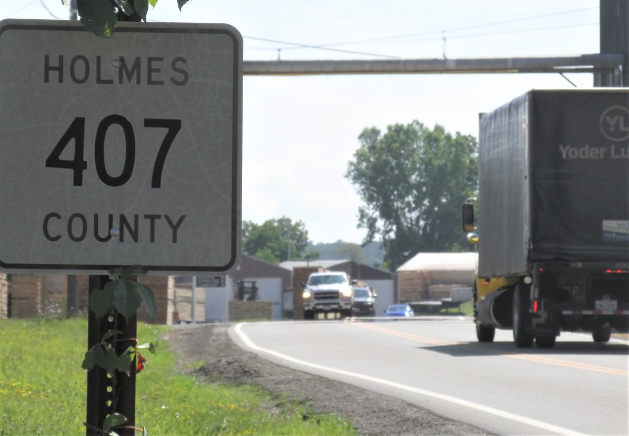 Holmes County Road 407, which travels through Saltillo, is one of three roads being recommended for a speed reduction from 55 mph to 45. The recommendation came from a road study that was presented to the county engineer and approved by the commissioners.