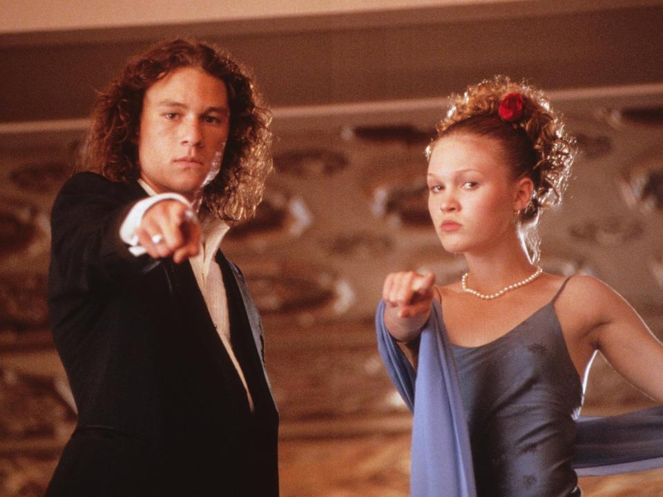 Stiles and Heath Ledger in ‘10 Things I Hate About You'Touchstone/Kobal/Shutterstock