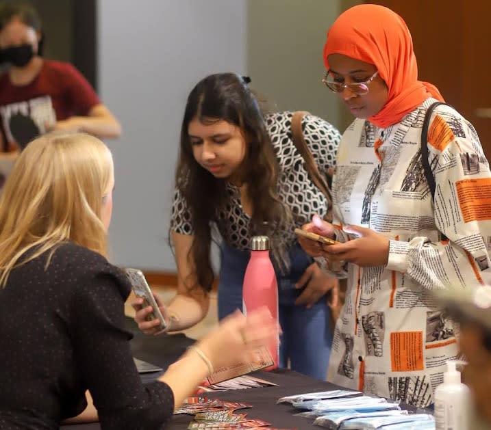 <strong>Students check into the Georgia Youth Justice Coalition’ Youth Voter Power Summit in October. (Courtesy Alex Ames)</strong>