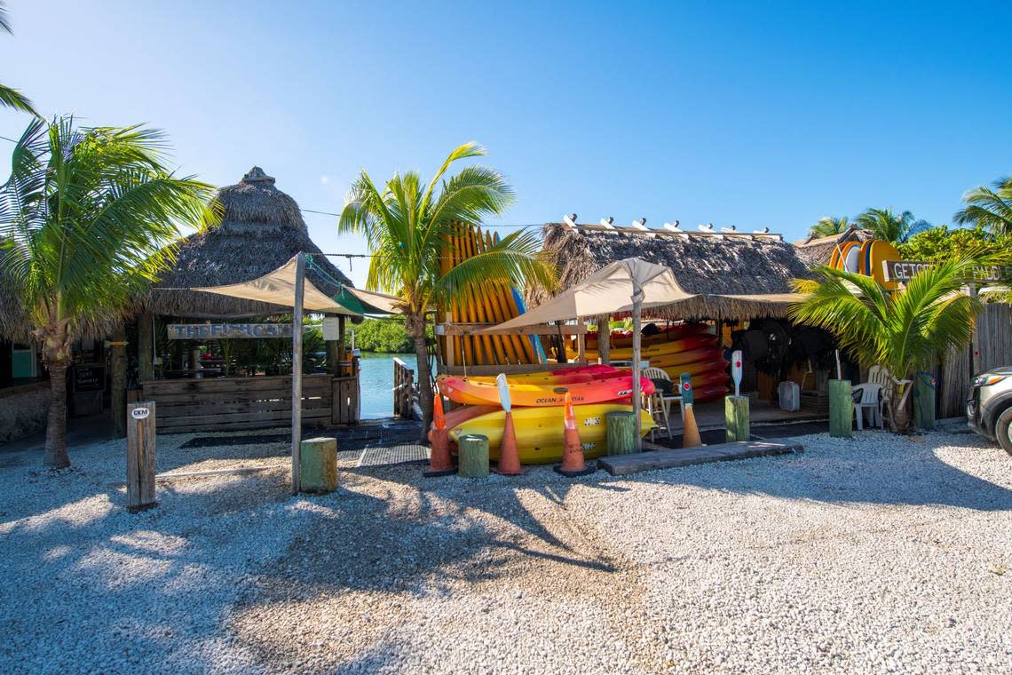 Geiger Key Marina, which has a restaurant and a tiki bar, is tucked away in the Lower Keys off mile marker 10.5 on the Overseas Highway.