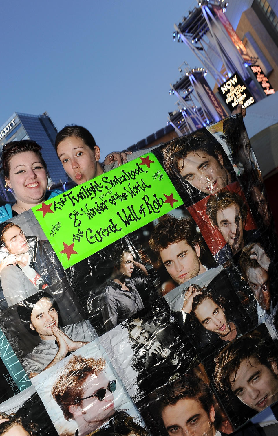 Fans Line Up For The Premiere Of "The Twilight Saga: Breaking Dawn - Part 1" At The Nokia Plaza