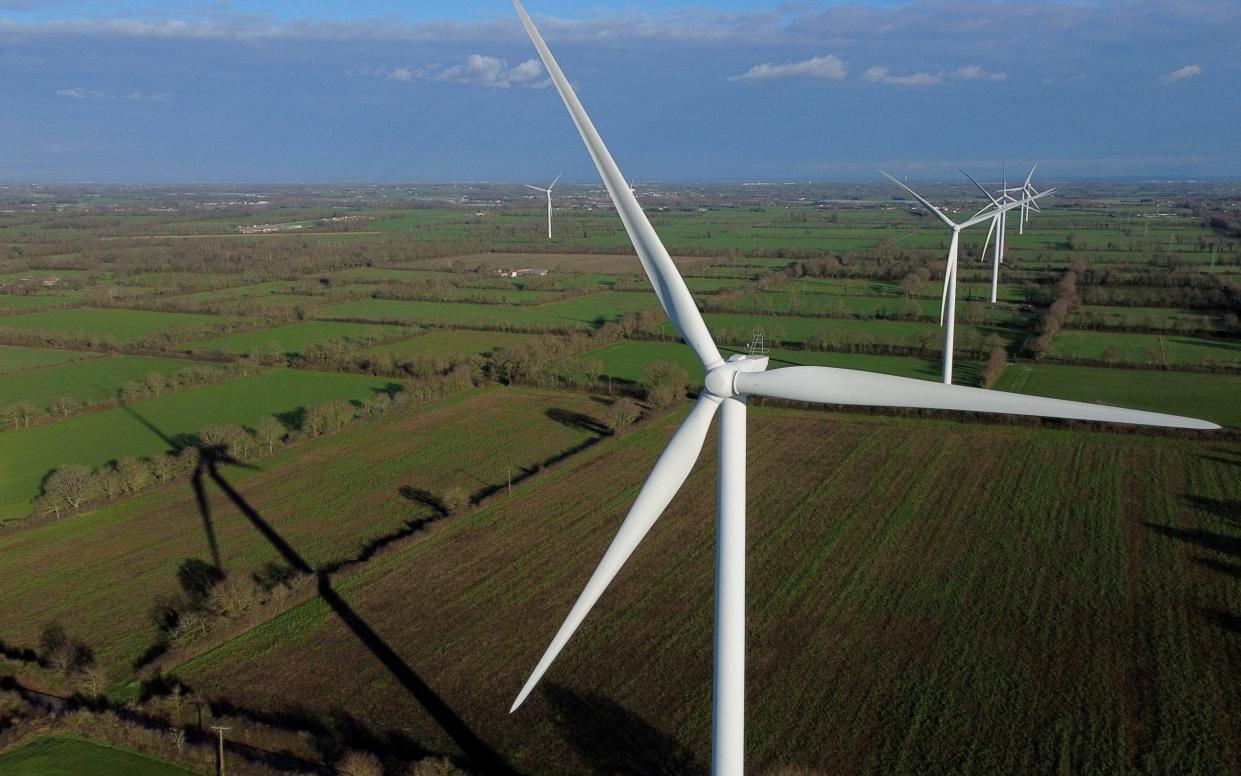 wind turbines