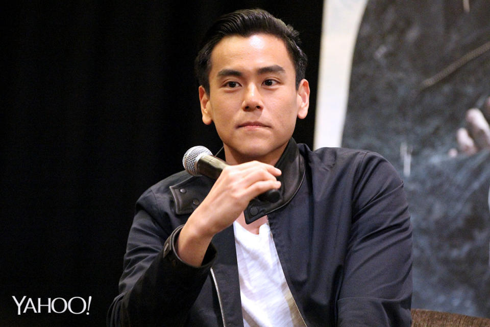 "Cold War 2″ star, Taiwanese actor Eddie Peng, at a press conference event on Tuesday, 8 July.