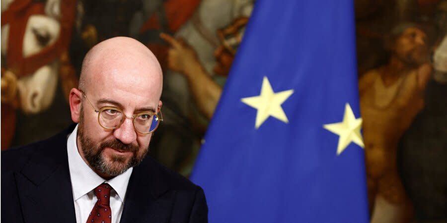 The head of the European Council Charles Michel
