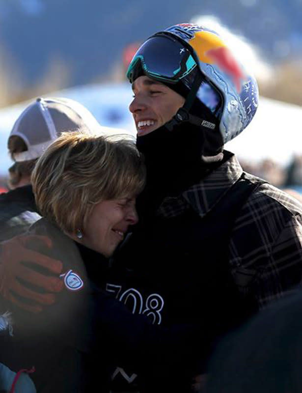 From left: Linda and Nick Goepper