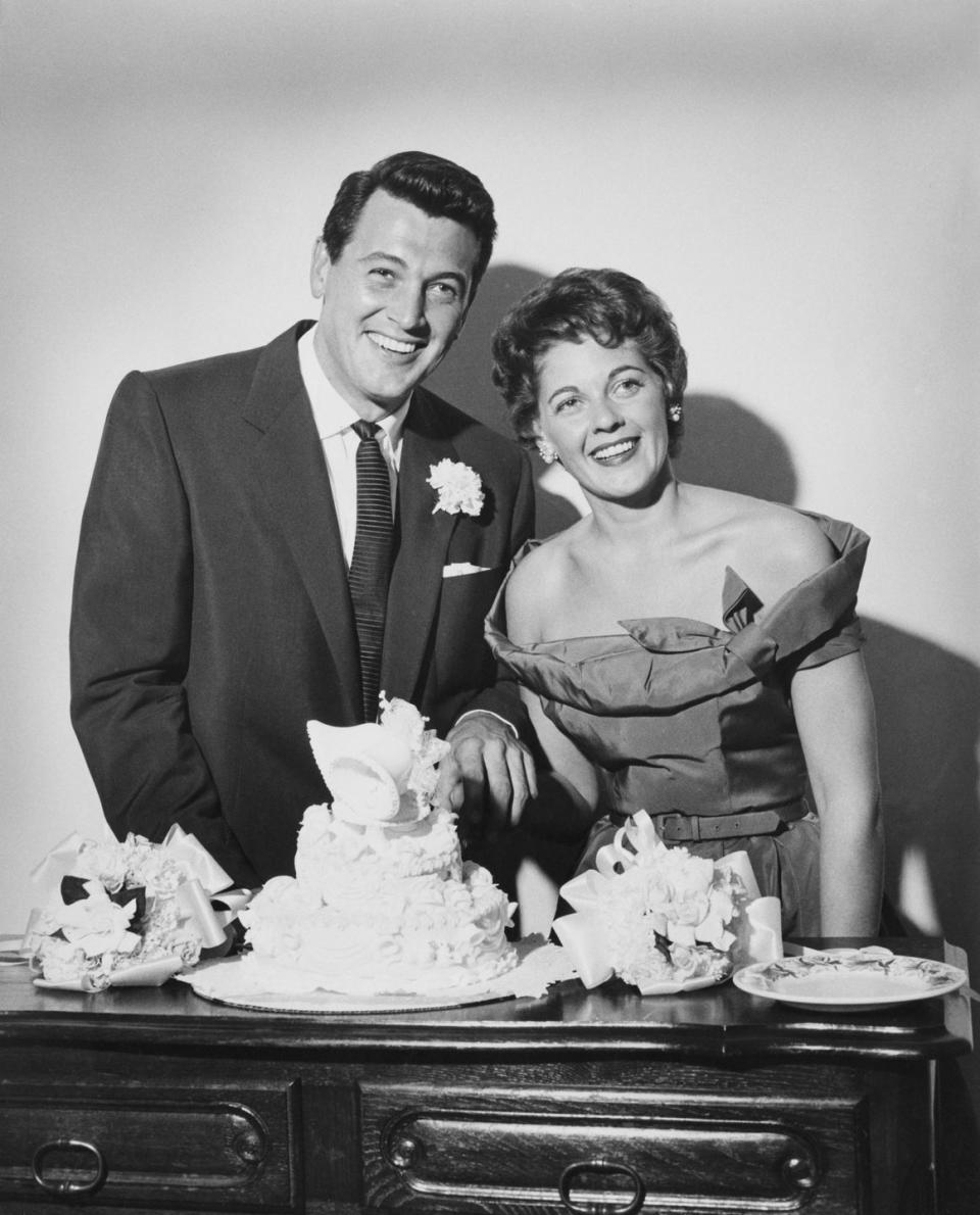 1955: Rock Hudson and Phyllis Gates
