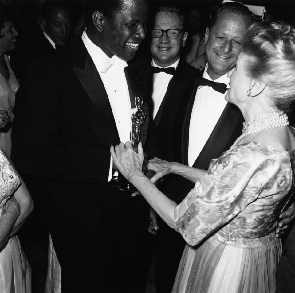 1964: Sidney Poitier wins the Best Actor Oscar