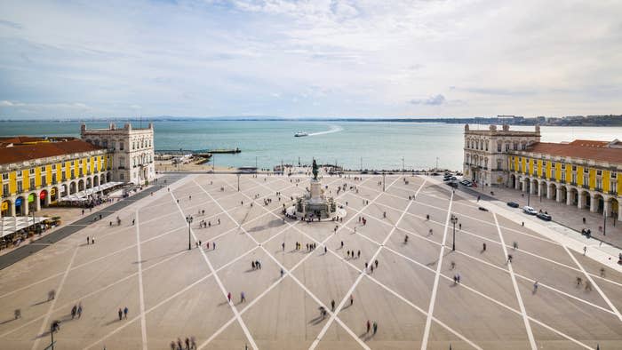 Praça do Comércio, Lisbon, Portugal.