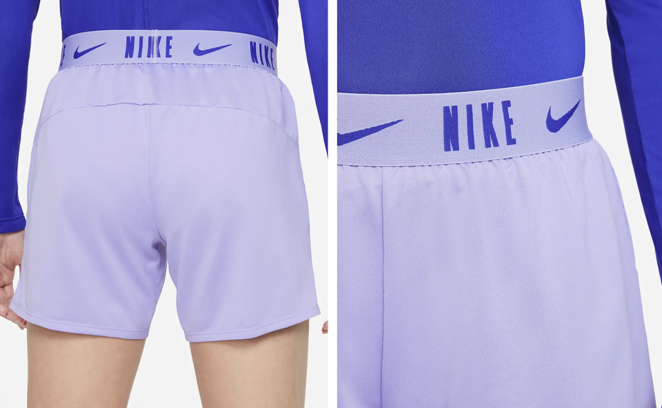 Nike Dri-FIT Trophy, Girls', 15cm Training Shorts. PHOTO: Nike