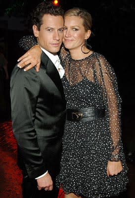 Ioan Gruffudd and Alice Evans at the New York premiere of 20th Century Fox's Fantastic Four