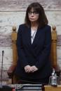 <p>Amidst global chaos, Greece swore in its first female president and former high court judge Katerina Sakellaropoulou. She took the oath of office in front of a limited group of officials and media two months after being overwhelmingly elected in the nation's parliament. </p><p>Per <em><a href="https://abcnews.go.com/International/wireStory/greeces-female-president-sworn-69576512?cid=clicksource_4380645_10_heads_posts_headlines_hed" rel="nofollow noopener" target="_blank" data-ylk="slk:ABC News;elm:context_link;itc:0;sec:content-canvas" class="link ">ABC News</a></em>, Sakellaropoulou said, at the event, “I hope that the election of a woman for the first time to the highest position of the country will improve the position of all women in the country, both in the family and in society. It is time for the women of this country to realize that they can attain their dreams, on their own merits, without facing obstacles simply because they were born women.”</p>