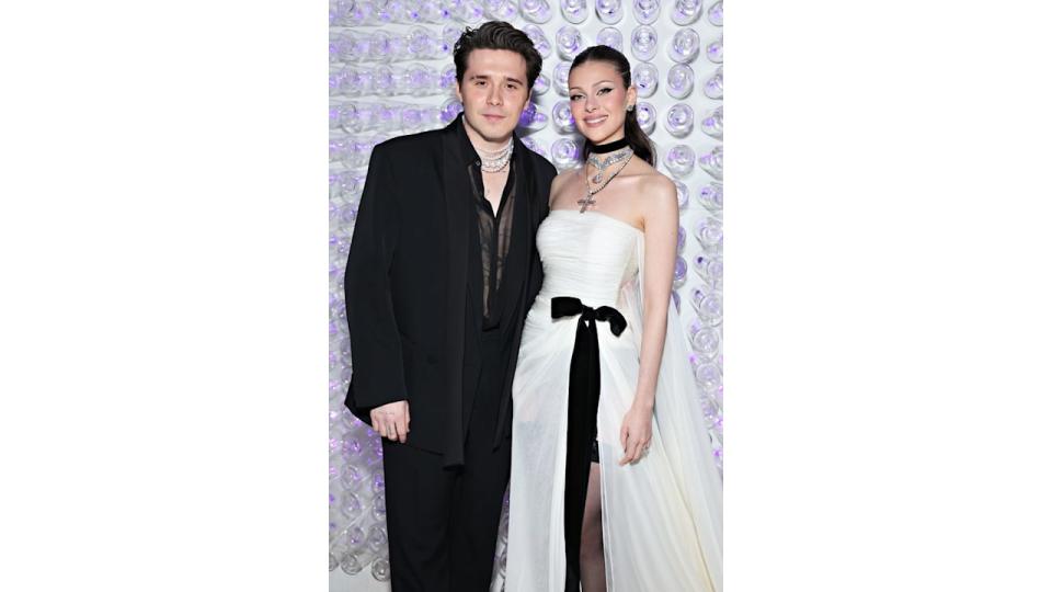 Brooklyn Beckham and Nicola Peltz attend The 2023 Met Gala 