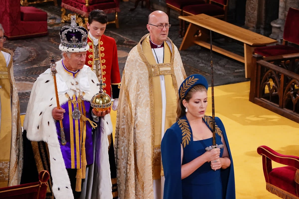 Penny Mordaunt during the coronation  (PA)