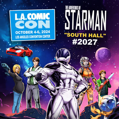 The Adventures of Starman La Comic Con Booth 2027