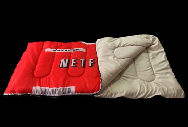 Netflix DVD Sleeping Bag