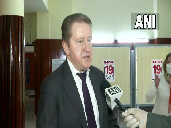 Russian Ambassador to India Nikolay Kudashev speaking with ANI on Sunday.