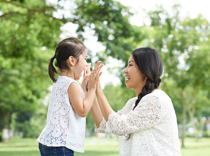 27. Play a hand-clapping game