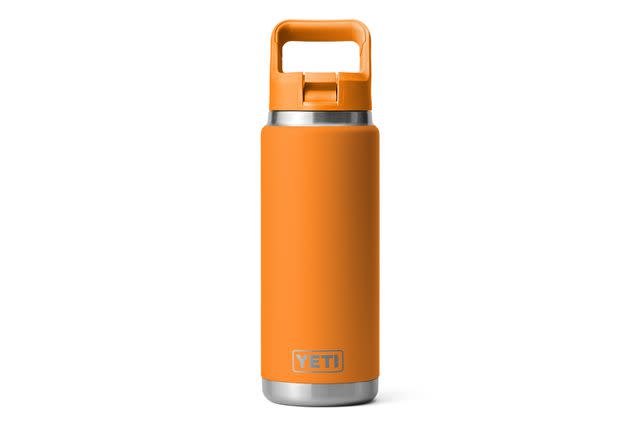 YETI 26 oz. Rambler Bottle with Color-Matched Straw Cap, King Crab Orange -  Yahoo Shopping