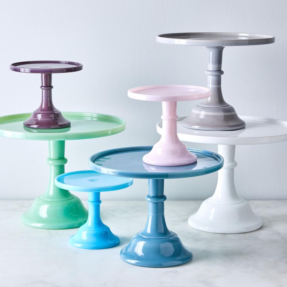 11) Glass Cake Stand