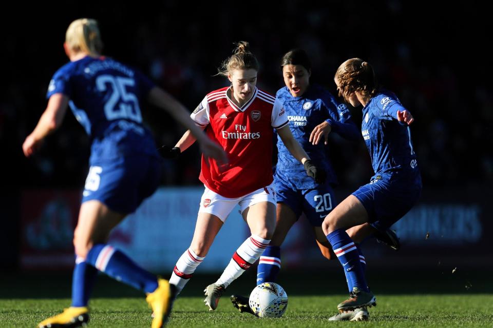 The Blues face Arsenal in the Continental Cup Final at the City Ground on Saturday (Getty Images)