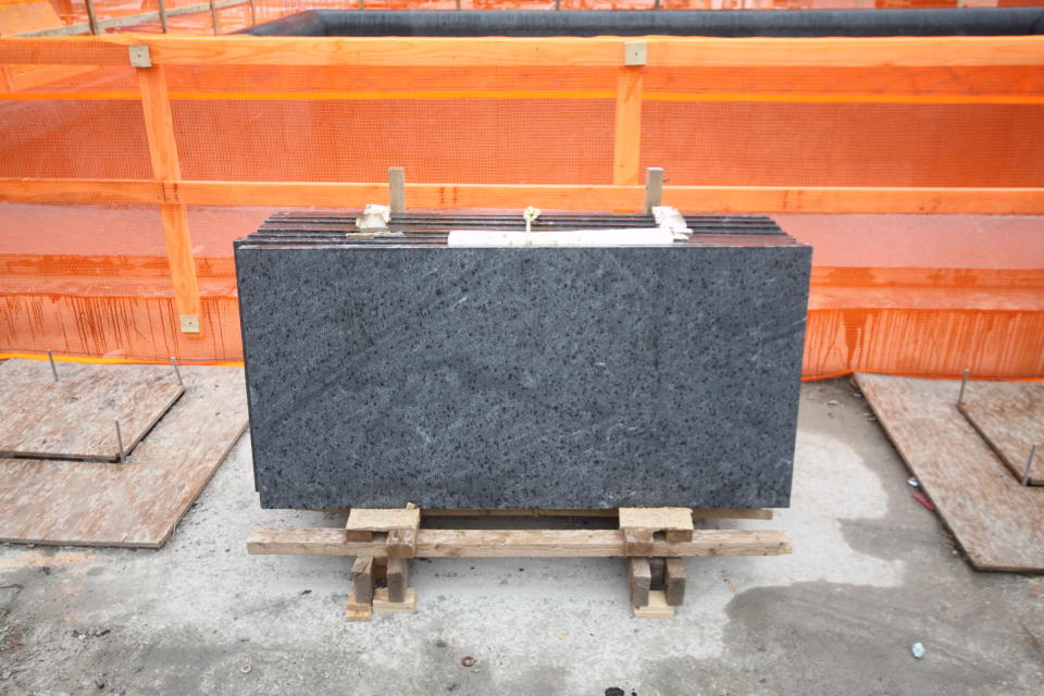 What one sees on the plaza today is the fruit of years of intense study and investigation. Here, the Virginia-quarried granite that lines the tower footprints. Handel Architects LLP