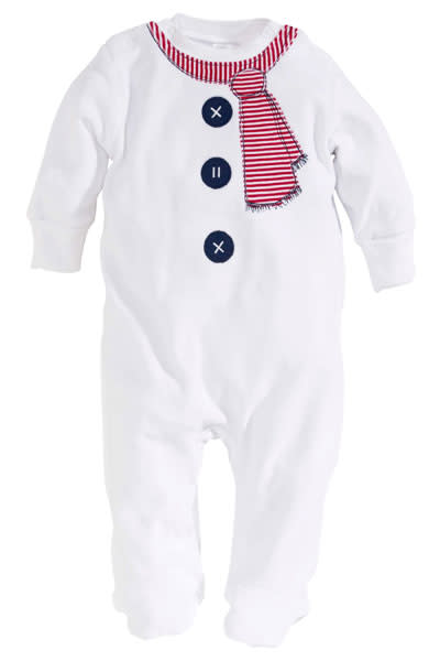 Snowman Sleepsuit And Hat