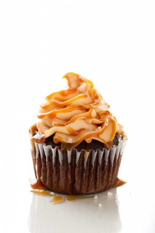 <p>Cooking Classy</p><p>Rich chocolate paired with creamy luscious caramel with hints of salt – you just can’t go wrong here.</p><p><strong>Get the recipe: <a href="https://www.cookingclassy.com/chocolate-cupcakes-with-salted-caramel-frosting/" rel="nofollow noopener" target="_blank" data-ylk="slk:Chocolate Cupcakes with Salted Caramel Frosting;elm:context_link;itc:0;sec:content-canvas" class="link rapid-noclick-resp">Chocolate Cupcakes with Salted Caramel Frosting</a></strong></p>