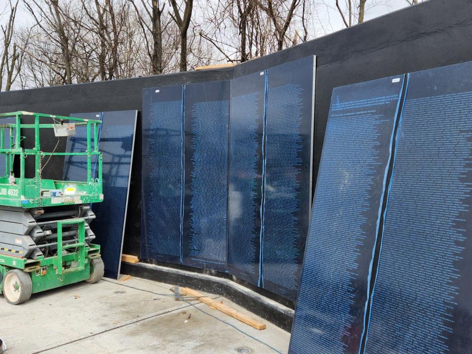 Passaic County's new Vietnam Veterans Memorial Wall off Oldham Road in Wayne is set to be unveiled during a May 18 ceremony following months of construction.
