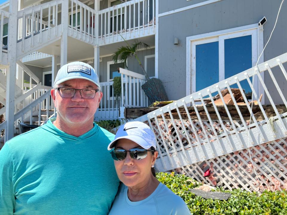 Ken and Barb Burnette live in the Boca Grande North condo complex on the causeway connecting the island of Boca Grande with the mainland. Buildings in the complex suffered extensive damage, but the Burnettes said much what makes Boca Grande one of Florida's most historic and exclusive destinations appear to have survived the storm.