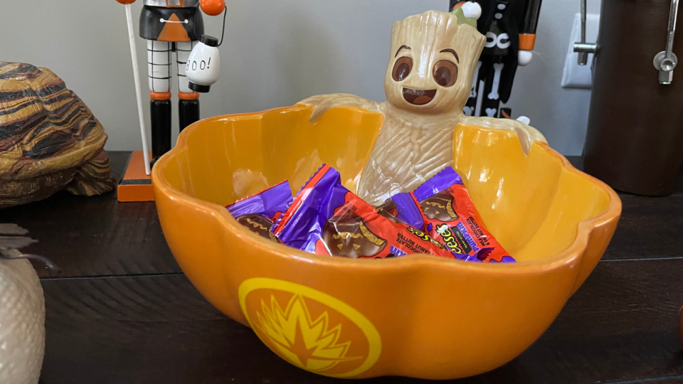 This Groot bowl fits plenty of candy—and looks great while doing so.