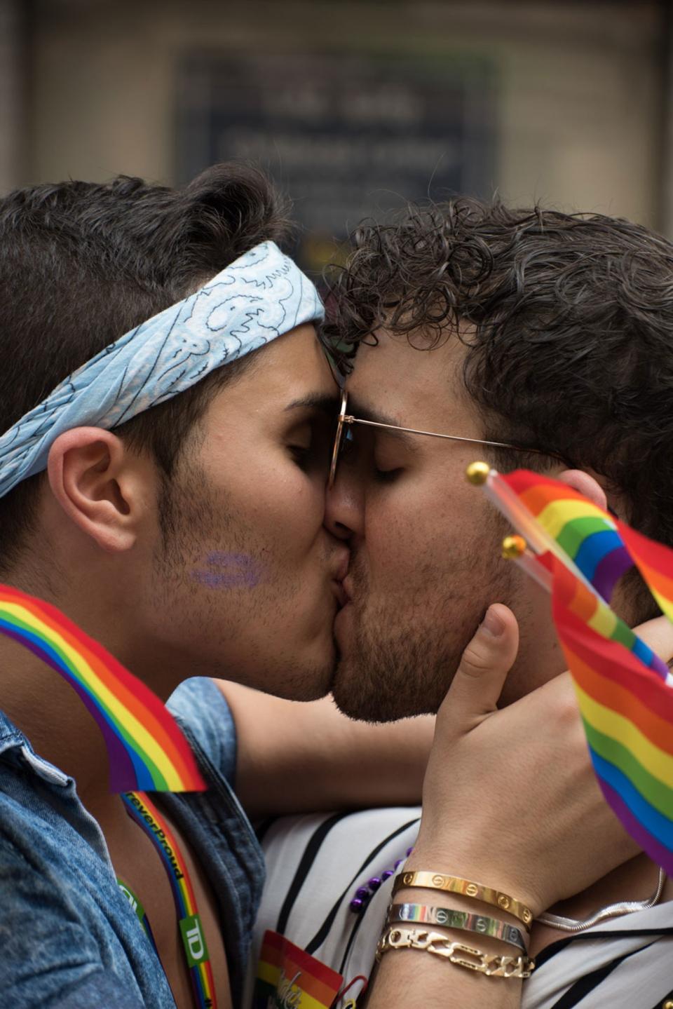 Photographer Ryan McGinley captures scenes of New York City's Pride weekend for Vogue.