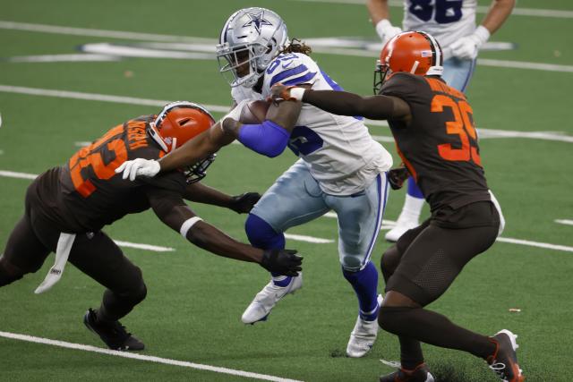 Dallas Cowboys wide receiver Noah Brown of Flanders comes home