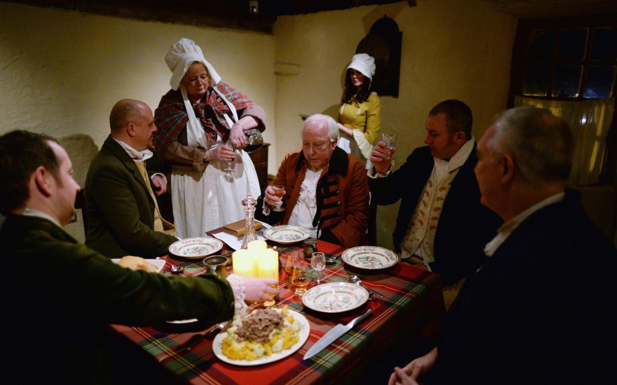 Burns Night supper at the Robert Burns Birthplace Museum - Getty