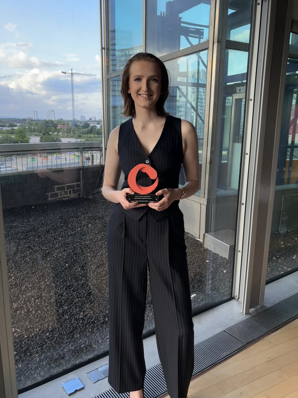 Lucy has now graduated with a first class dance degree and even won the university's outstanding commitment award. (University of Salford/SWNS)