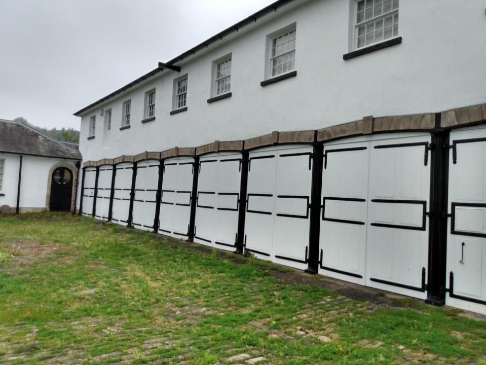 South Wales Argus: A closer look at some of the former stables in the Courtyard.