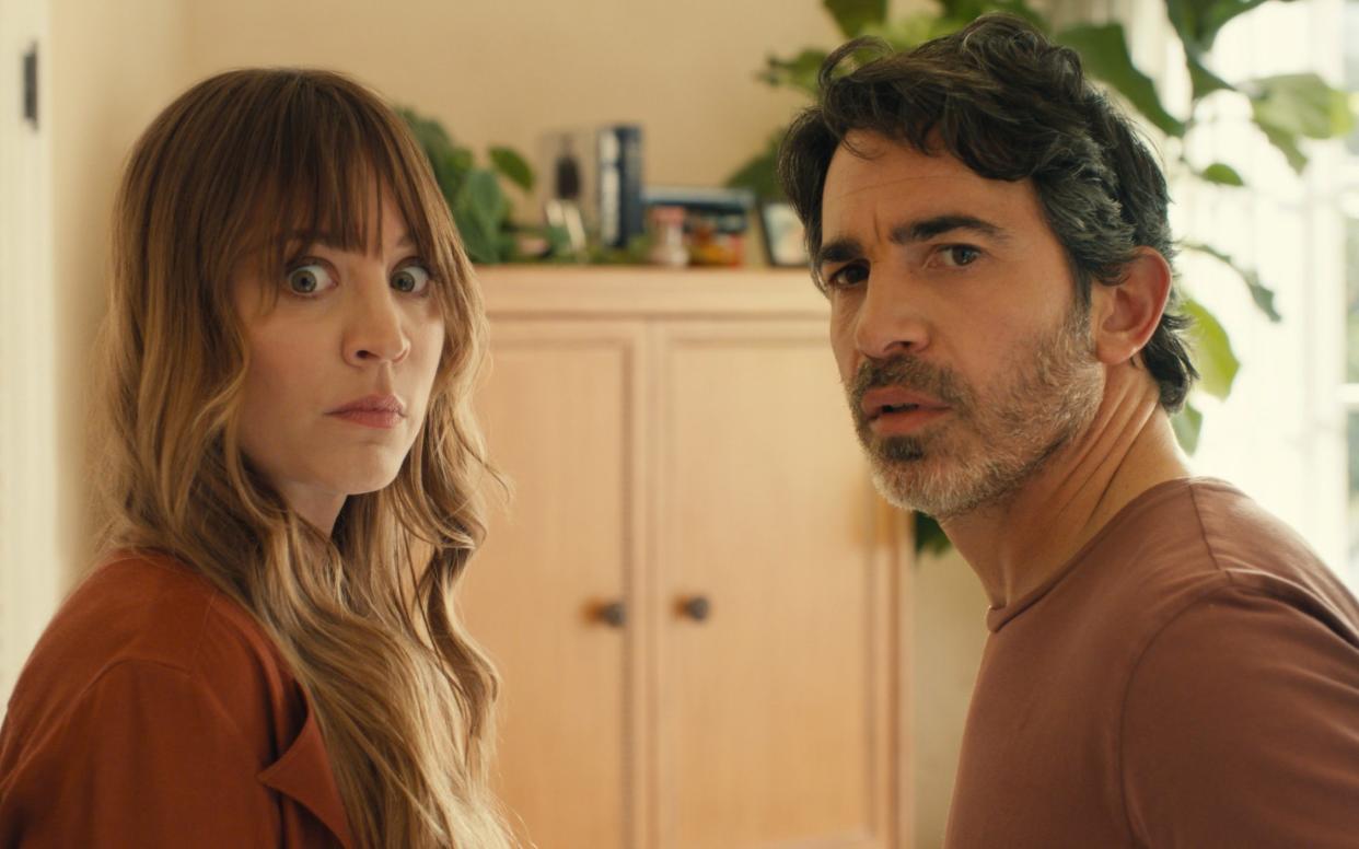 Kaley Cuoco and Chris Messina in Based on a True Story