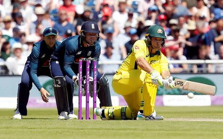 Cricket - England v Australia - Fifth One Day International - Emirates Old Trafford, Manchester, Britain - June 24, 2018 Australia's Alex Carey in action Action Images via Reuters/Craig Brough