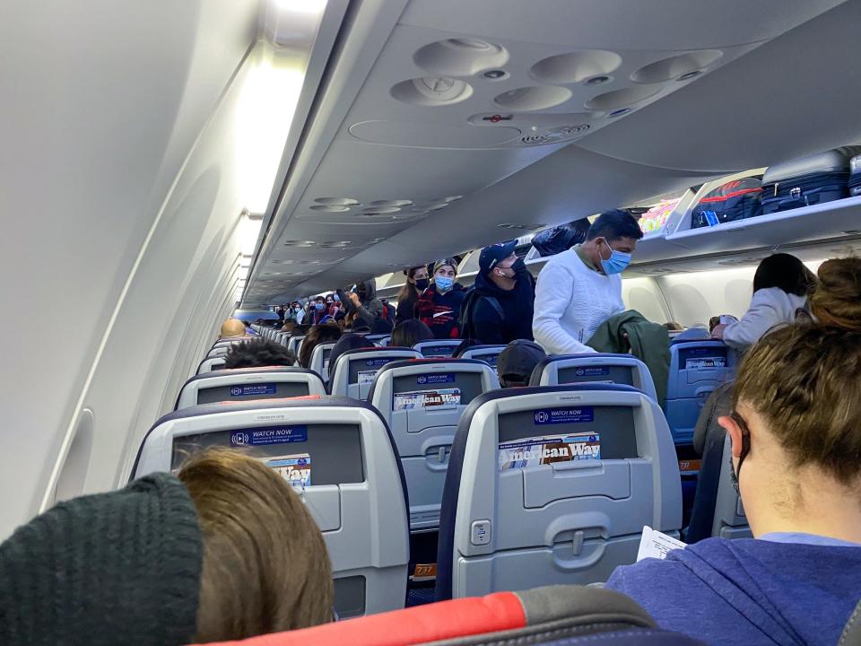 Flying on American Airlines during pandemic